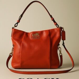 Coach Vibrant Orange Shoulder Bag